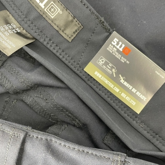 5.11 Apex 11” Inseam Shorts Navy Blue - Picture 6 of 6